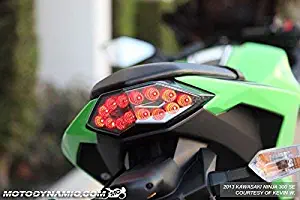 Kawasaki Ninja 300 Integrated Sequential LED Alternating Tail Light Taillight 2013-2017