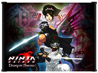Ninja Gaiden Dragon Sword Game Fabric Wall Scroll Poster (21"x16") Inches