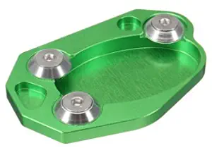 CoCocina Kickstand Side Stand Pad For Kawasaki Ninja ZX-6R/ZX-10R 08-15 Versys 650 07-09 - Green