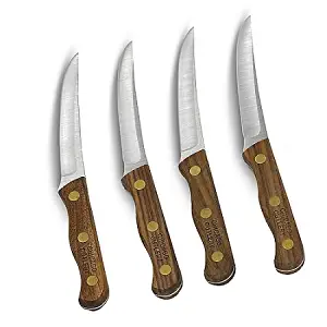 Chicago Cutlery Walnut 4 Piece Steak Knife Set