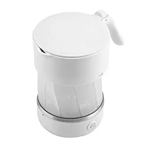 Folding Electric Kettle, 220V Travel Portable Water Heater Boiler, Global Plugs, Hot Water Anytime, Anywhere.