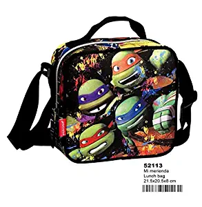 Ninja Tortoise Lunch Bags, Bento Lunch Bags, Food Carriers, Unisex Adult, Multi-Coloured (Multi-Colour), Single