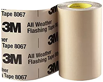 3M 8067 All Weather Flashing Tape, 9" Width, 75 feet Length, Tan