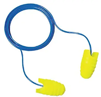 E-A-Rsoft Grippers Earplugs, Polyurethane, Yellow, Corded (1000 Pairs)