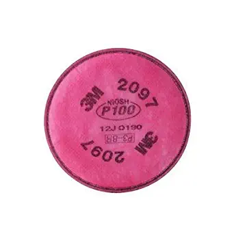 3M P100 Filter For 5000, 6000, 6500, 7000 And FF-400 Series Respirators (2 Per Package)