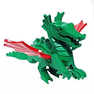 MinifigurePacks: Lego Castle - Dragon Knights Classic Green Dragon "MAJISTO's Dragon w Red Wings"