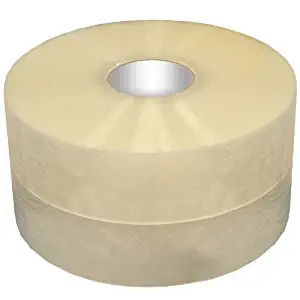 Clear Hot Melt Packaging Tape 1.9 mil, 3" x 1000 yard; 72 mm x 914 m (4 Rolls)