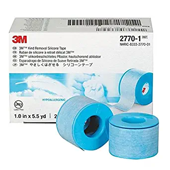 3M 2770-1 Kind Removal Silicone Tape (Pack of 12)
