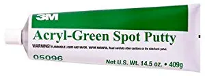 3M(TM) Acryl-Green Spot Putty, 05096, 14.5 oz tube, 12 per case