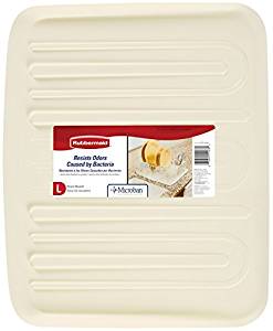 Rubbermaid Antimicrobial Drain Board, Large, Bisque 742096