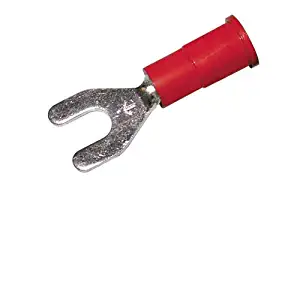 3M Spade Terminal Vinyl Insulated #6 22-18 Gauge RED-100PK