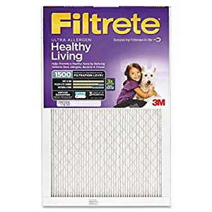 12x36x1 (11.6 x 35.6) Filtrete Healthy Living 1500 Filter by 3M (2 Pack)
