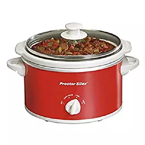 Proctor Silex 33111Y Portable Oval Slow Cooker, 1.5-Quart