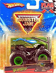 Hot Wheels Monster Jam Teenage Mutant Ninja Turtles Flag Series # 43/75, 1:64 Scale (Small Truck)