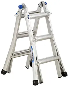 Werner MT-13 300-Pound Duty Rating Telescoping Multi-Ladder, 13-Foot