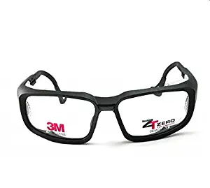 3M ZT100 Prescription Ready Safety Goggles- Lens Size 57/15, Black Frames