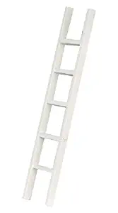 Melody Jane Dollhouse White Straight Step Ladder 6 inch Miniature Accessory