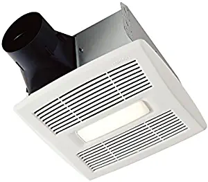 Broan-NuTone AE110SL Invent Energy Star Certified Humidity Sensing Fan with Led Light, 110 CFM 1.0 Sones, White