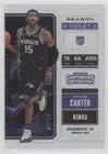 Vince Carter #4/10 (Basketball Card) 2018 Panini Contenders Draft Picks - [Base] - Building Blocks Ticket #50