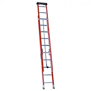 Louisville Ladder 24-Foot Fiberglass Extension Ladder, 300-Pound Capacity, L-3022-24PT