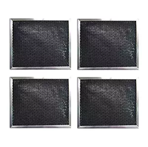 MaxLLTo 4-Pack Ductless Range Hood Filter for 30" Stove and Oven Range Hoods for Broan BPSF30 99010308 QS1 QS2 QS3 WS Carbon Filter Hood Range