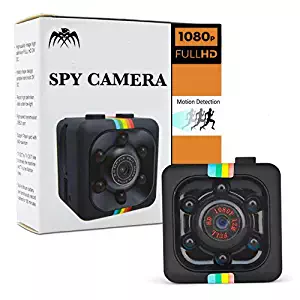 Mini Spy Hidden Camera - Nanny Cam - Hidden Cam - Surveillance Camera - Spy Camera - Security Camera - Portable Small Camera - Action Camera - Cam with Motion Detection for Home, Car