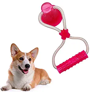 ODOLDI Multifunction Pet Molar Bite Toy Dog Interactive Rope Toys Elasticity Puppy Molar Stick Toys
