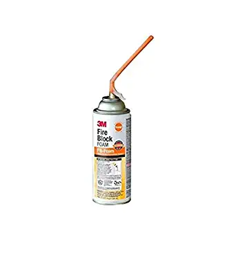 3M Fire Block Foam FB-Foam, Orange, 12 fl oz, Aerosol Can