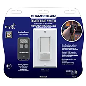 Chamberlain WSLCEV MyQ Light Switch Control, Control Home Lighting with Included Remote or MyQ Technology (Sold Separately)