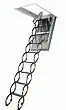 FAKRO LSF 66858 Fire-Resistant Insulated Steel Scissor Attic Ladder for 22-Inch x 47-Inch Rough Openings