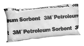 3M Petroleum Sorbent Mini-Pillow T-30, 15" Length x 7" Width (Case of 16)
