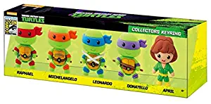 Nickelodeon 2015 SDCC Teenage Mutant Ninja Turtles 3D Foam Key Ring Set (5 Piece)