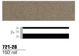 3M Scotchcal Striping Tape 72128, Pewter, 7/16 in x 150 ft