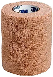 3M Compression Bandage Coban NonWoven Material/Elastic Fibers 3" X 5 Yard NonSterile (#1583, Sold Per Case)