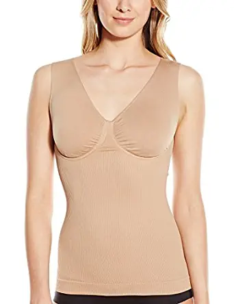 Instant Shaping Women's Seamless Santoni Shaper Camisole with Underwire Molded Cups
