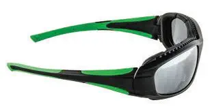 3M Moon Dawg Safety Glasses With Black Frame And Gray Polycarbonate Anti-Fog Lens