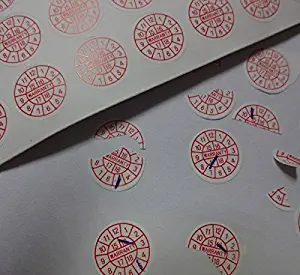 diameter 0.4"/1CM 1000pcs VOID tamper-proof Friable paper screw warranty label sticker void for computer/phone repair store