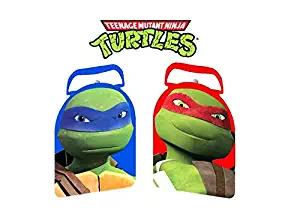 Teenage Mutant Ninja Turtles TMNT Arch Head Shape Carry All Tin Lunch Box Combo Raph & Leo - 9" x 6"