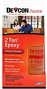 Devcon (33345-6PK) 2 Ton Clear Epoxy - 4.5 oz. 2 Part Bottle, (Pack of 6)