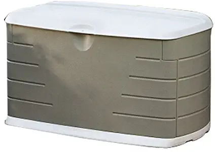 Rubbermaid 2047053 Deck Box Medium Sandstone (Renewed)