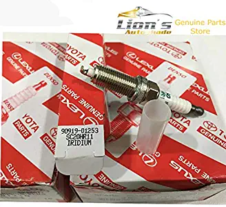 New Set of 4 Genuine Toyota Lexus Long Life Iridium Spark Plug SC20HR11 90919-01253 For Toyota Corolla Prius Matrix Lexus Scion.