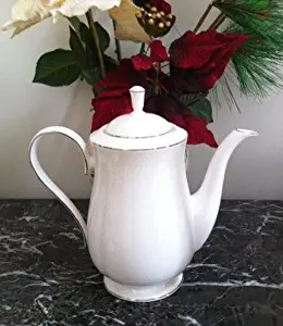 Lenox Hannah Platinum Bone China Coffeepot with Lid