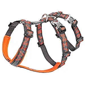 Chai's Choice Best Double H Trail Runner No-Pull Dog Harness. 3M Reflective with Premium Materials. Small, Medium, Large Dogs.Please Use Sizing Chart at Left