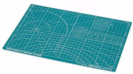 Tamiya 300074118 Cutting Mat A4 Green