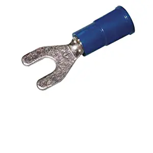 3M Spade Terminal Vinyl Insulated #6 16-14 Gauge BLUE-75PK