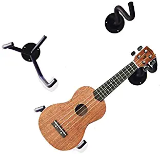 like-it Ukulele Guitar Wall Hanger Slatwall Horizontal Ukulele Holder Stand Rack Hook