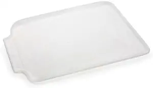Danesco Dish Drain Board 22" x 16", Plastic - Frosted White