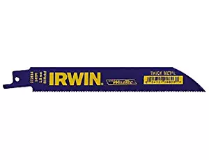 IRWIN Tools Reciprocating Saw Blade, Metal-Cutting, 6-inch, 14 TPI (372614B)