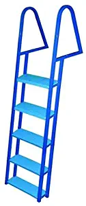 5 Step Dock Ladder, Blue Powder Coated - Jif Marine