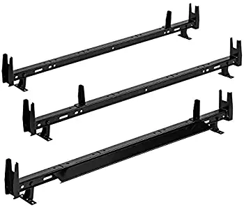 Spec-D Tuning For Nissan NV Transit 3-Bar Van Roof Ladder Rack Cross Bars Cargo Carrier